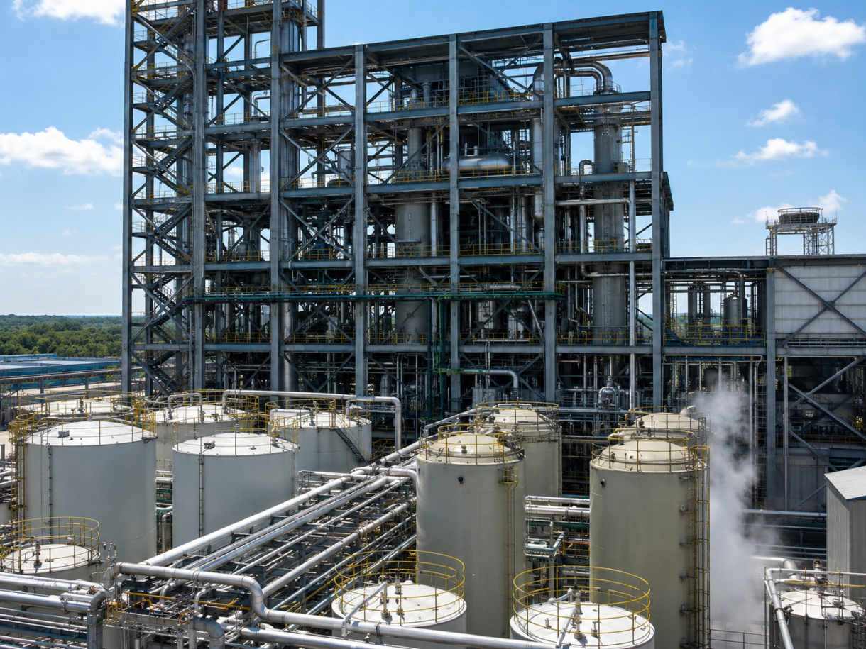 3.8MT/hr HABS Plant for Henan Hengju Chemical Co., Ltd is in erection